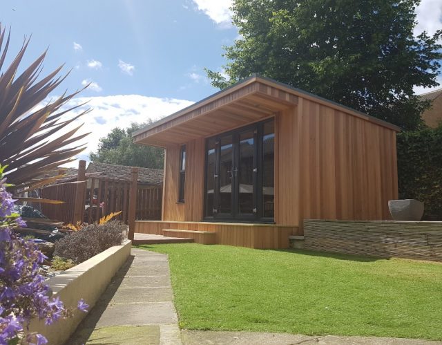 Contemporary garden room